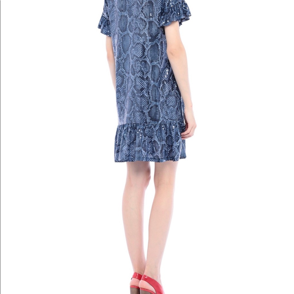 Michael Kors Snakesking Blue EXCLUSIVE dress - Picture 5 of 11